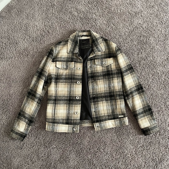 Zara Checkered Jacket/ plaid shacket - Picture 5 of 10